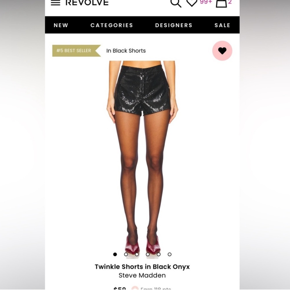 Revolve sequin short